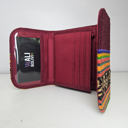 Billetera mini (vino)