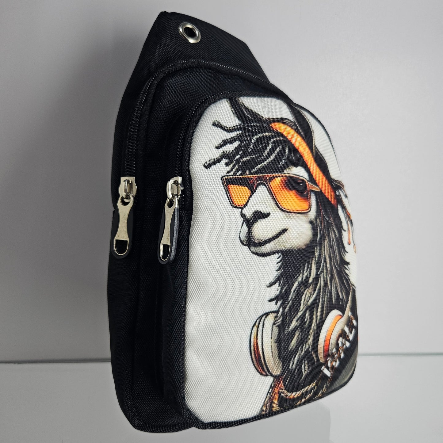 Llama con rastas