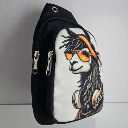 Llama con rastas