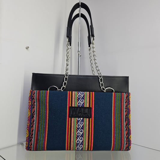 Cartera con cadena (verde cerceta)