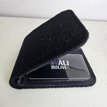 Billetera Perdiz Negro (Varon Doble)
