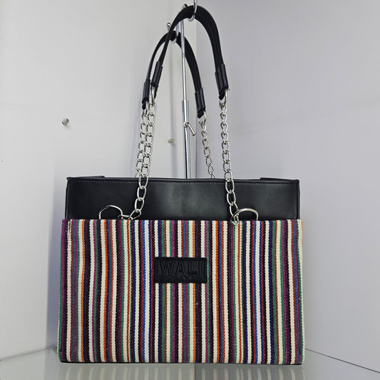 Cartera con cadena (multicolor)