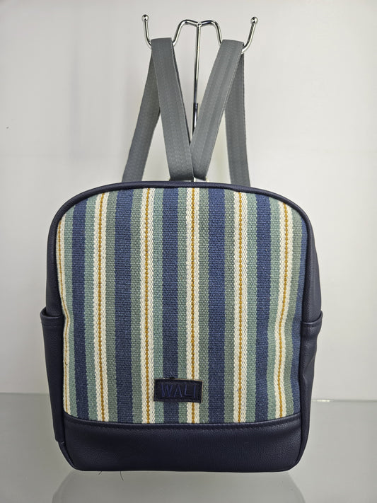 Mochila mini para dama (azul esmeralda)