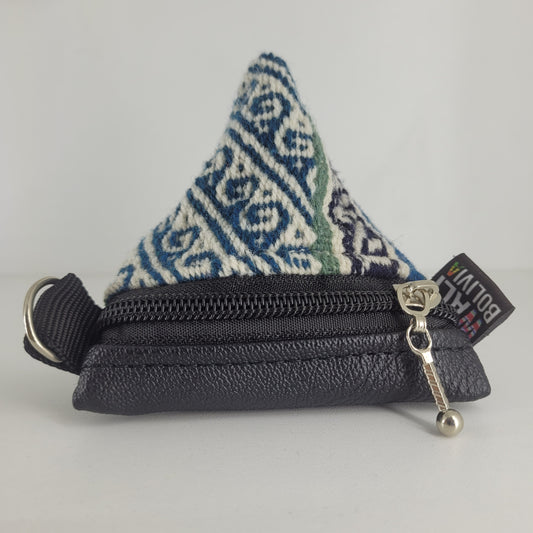 Monedero triangular (color jade)