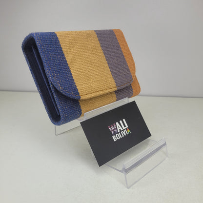 Billetera Mini (azul crema 2 )