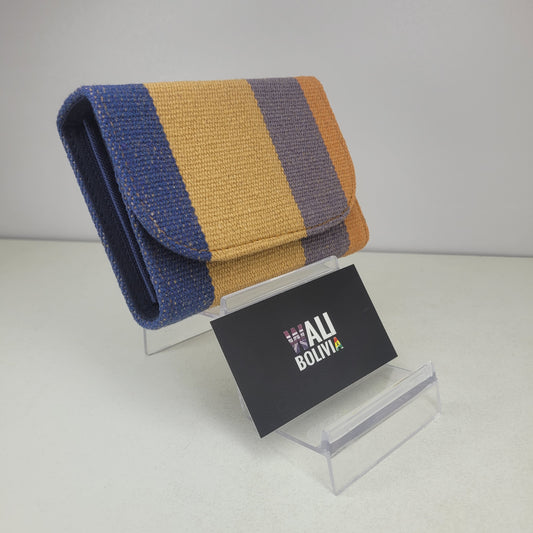 Billetera Mini (azul crema 2 )
