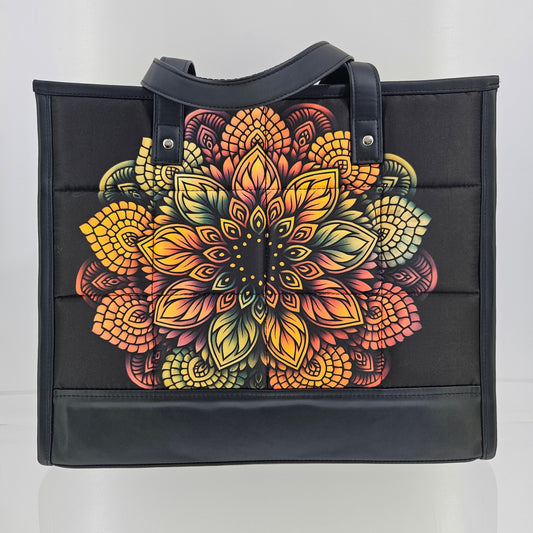 Bolso totte (diseño froral)