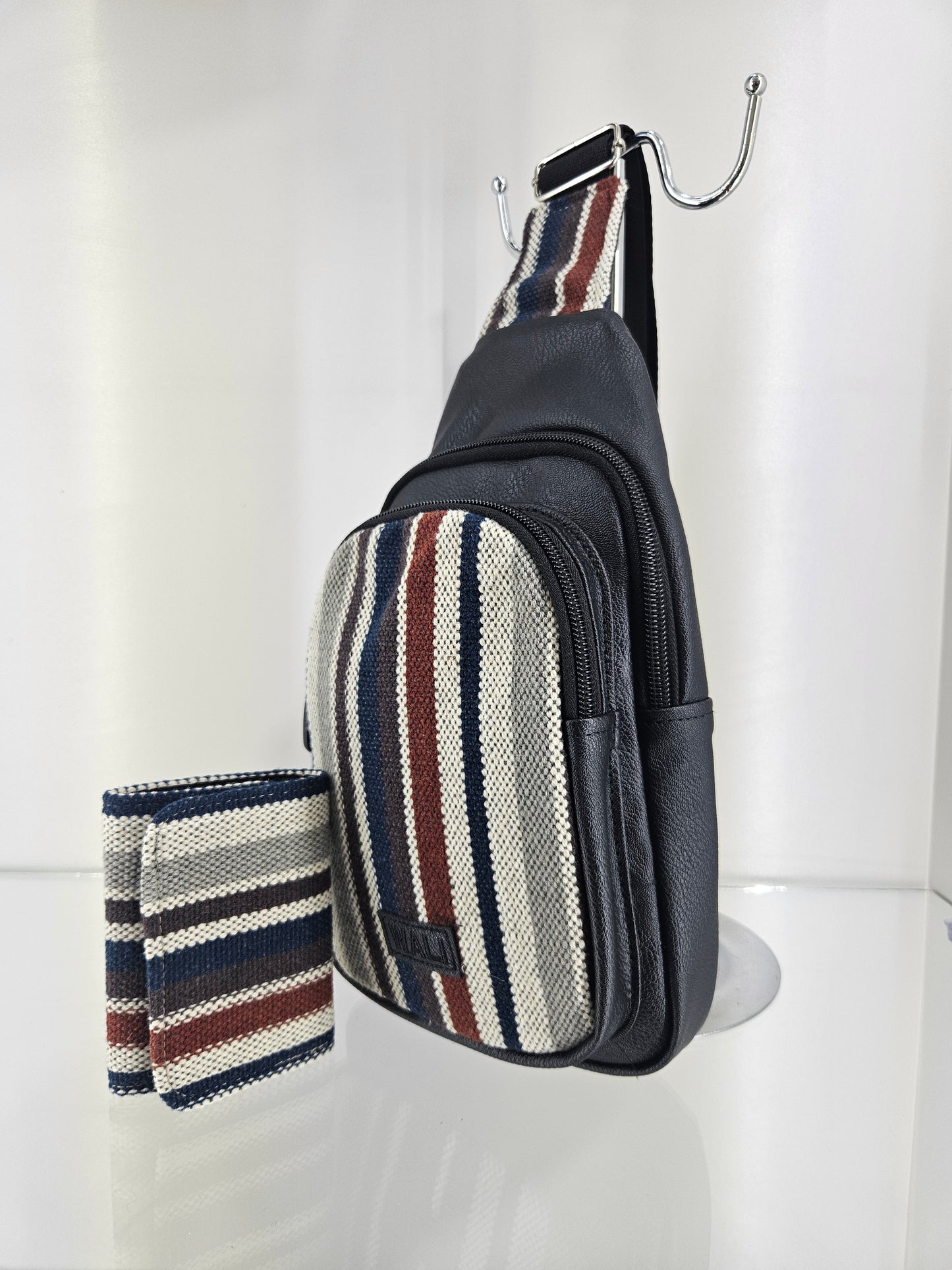 Combo Pechera y billetera triple (plomo)