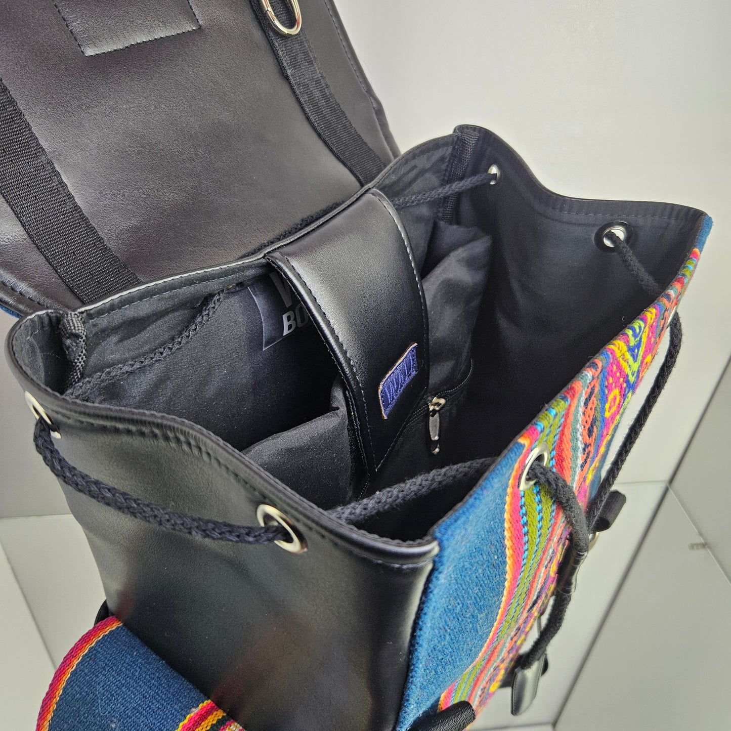 Mochila cuero (cerceta)