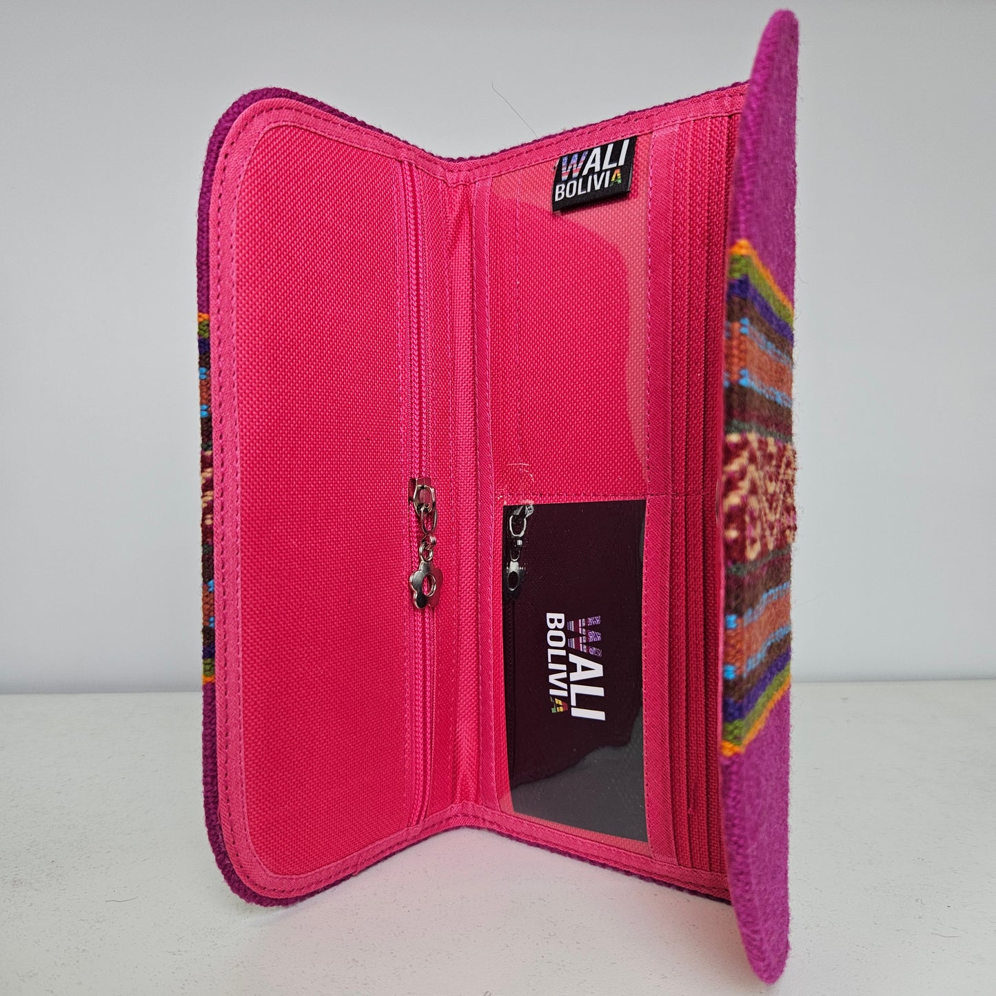 Billetera chequera (rosado )