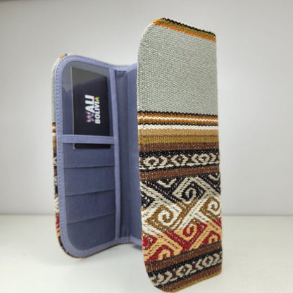 Billetera Porta Celular (Plomo)