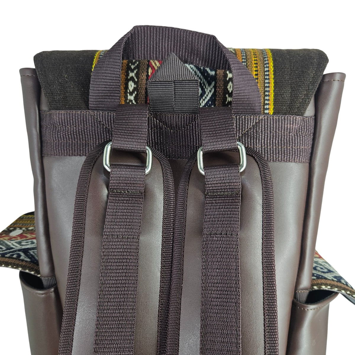 MOCHILA WALI CUERO _ Chocolate