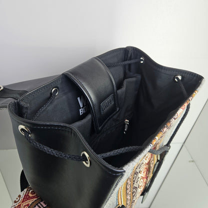 Mochila wali cuero (plomo don diseño)