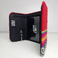 Billetera triple (rojo carmin)