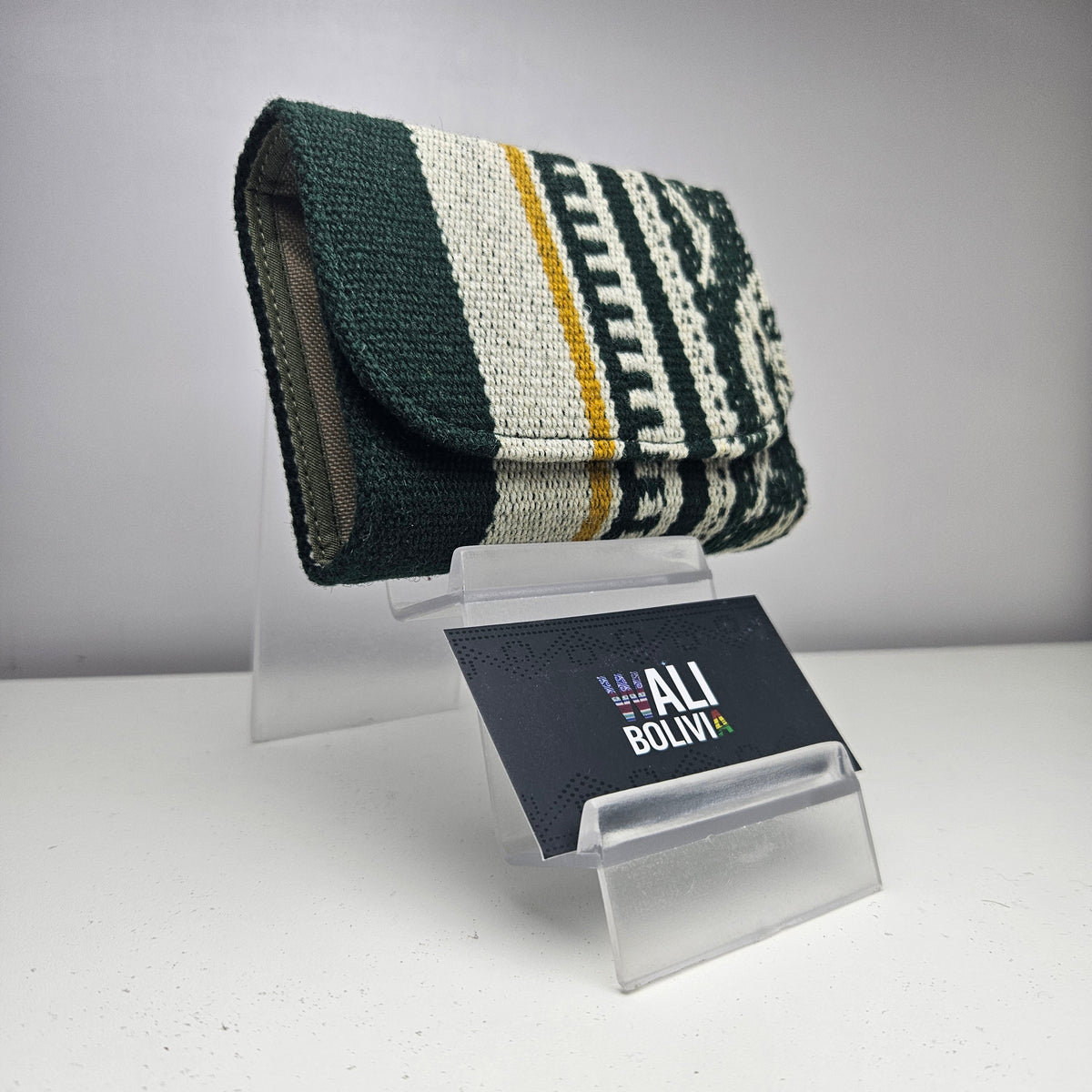 Billetera mini _ verde diseño