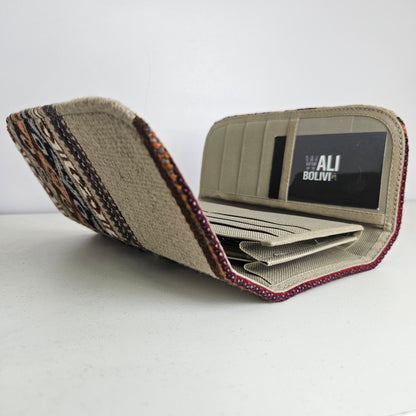 Billetera Portacelular (beige diseño bajo)