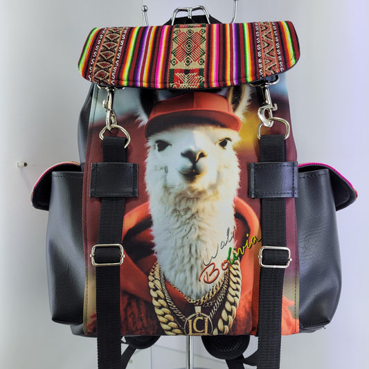 Mochila (llamita rapera)