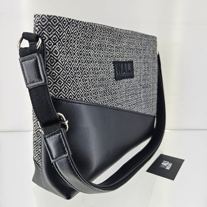 Cartera cuero aguayo (Perdiz blanco)