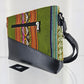 Cartera cuero aguayo (verde lechuga)