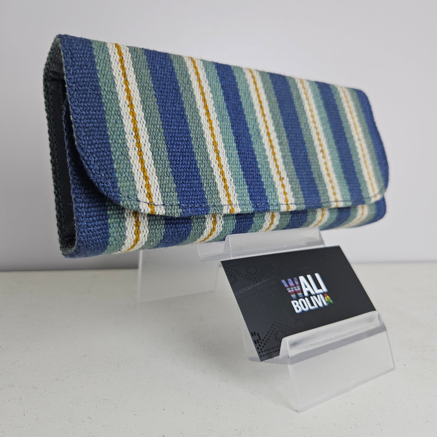 Billetera Portacelular (celeste esmeralda)