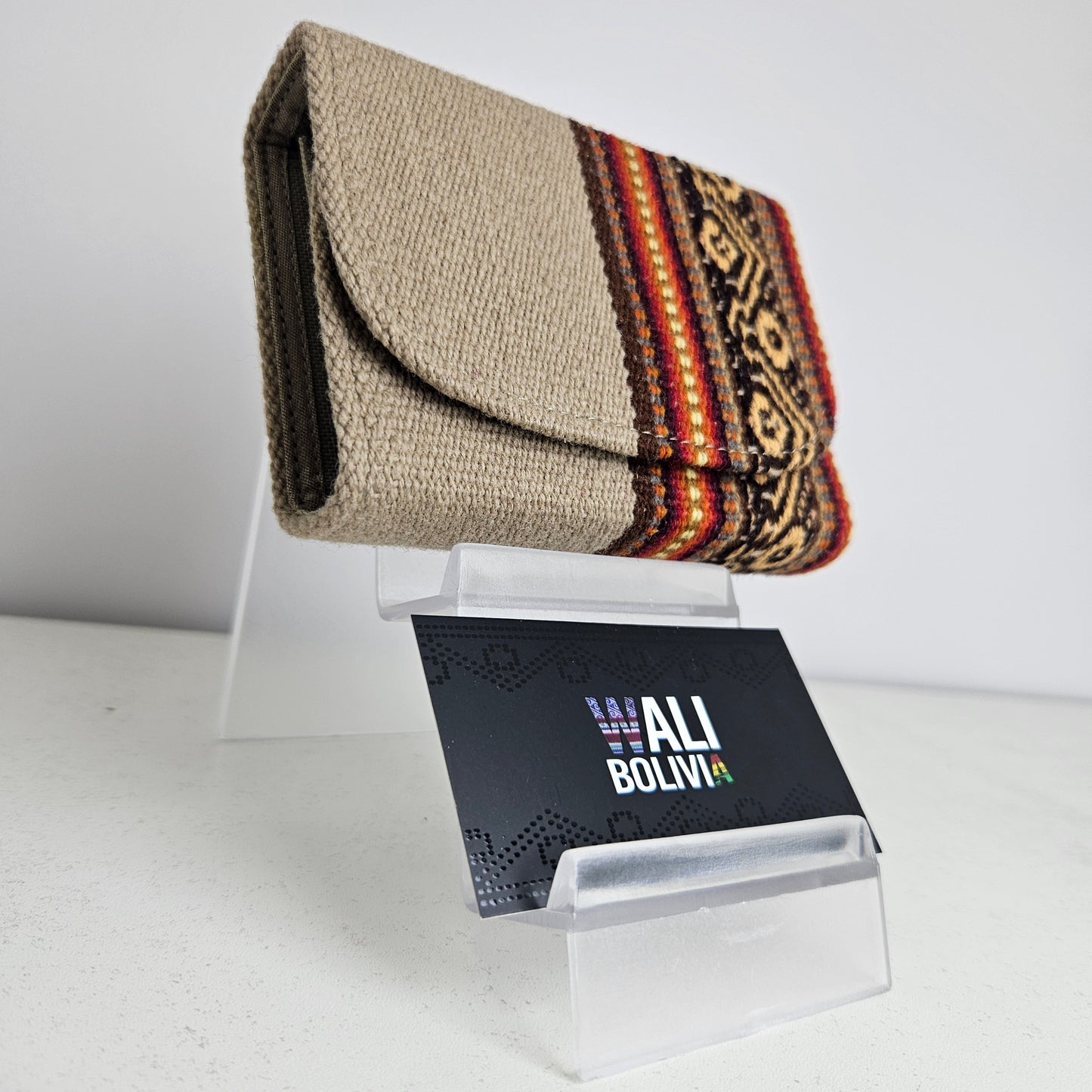 Billetera mini (beige)
