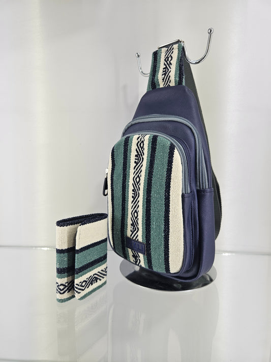 Combo Pechera con billetera triple (jade)