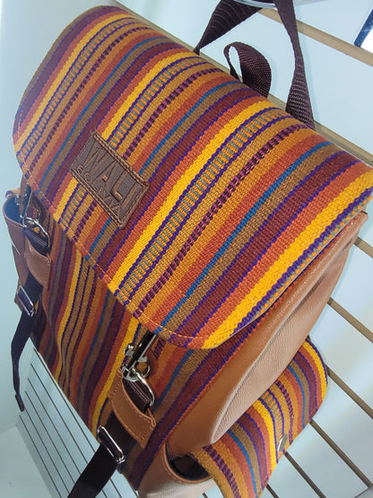 Mochila aguayo (color canela)