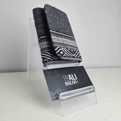 Billetera triple (gris plomo)