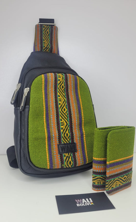Pechera y Billetera (verde)