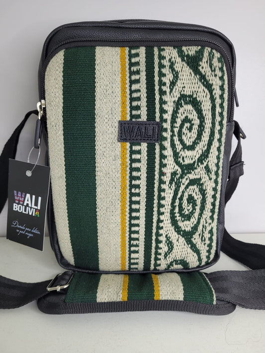 Morral Grande (verde con diseño)