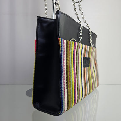 Cartera con cadena (verde fiesta)