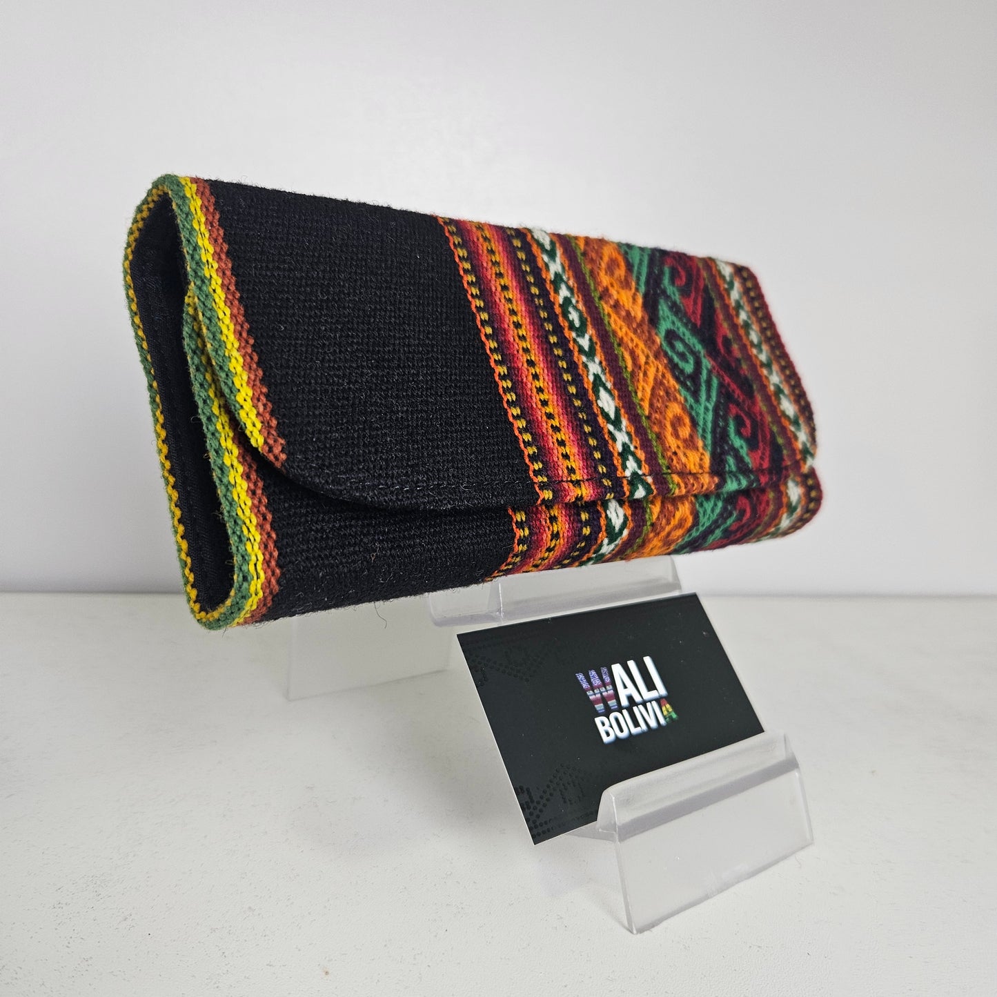 Combo Mochila y billetera (negro fuego)