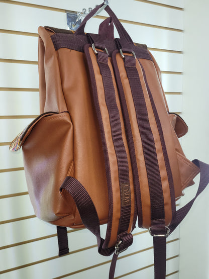Mochila aguayo (cafe chocolate)