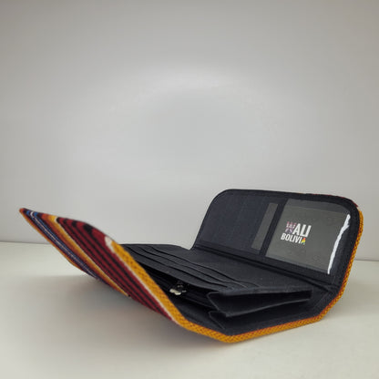 Billetera Porta celular (rojo fiesta  )