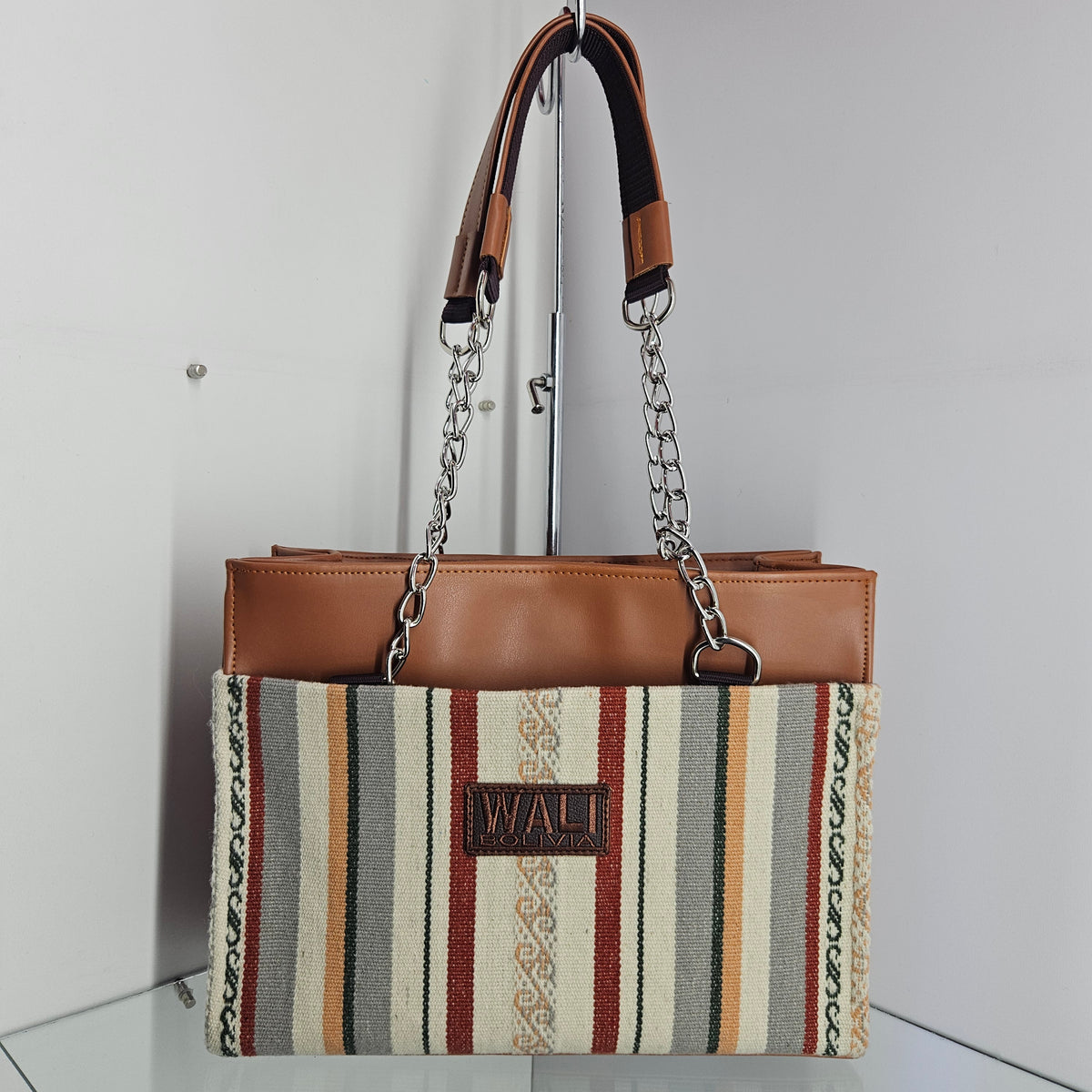 Cartera cadena _ ceniza