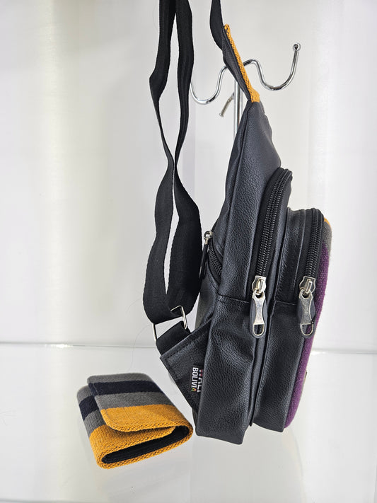 Combo pechera y billetera triple (api)