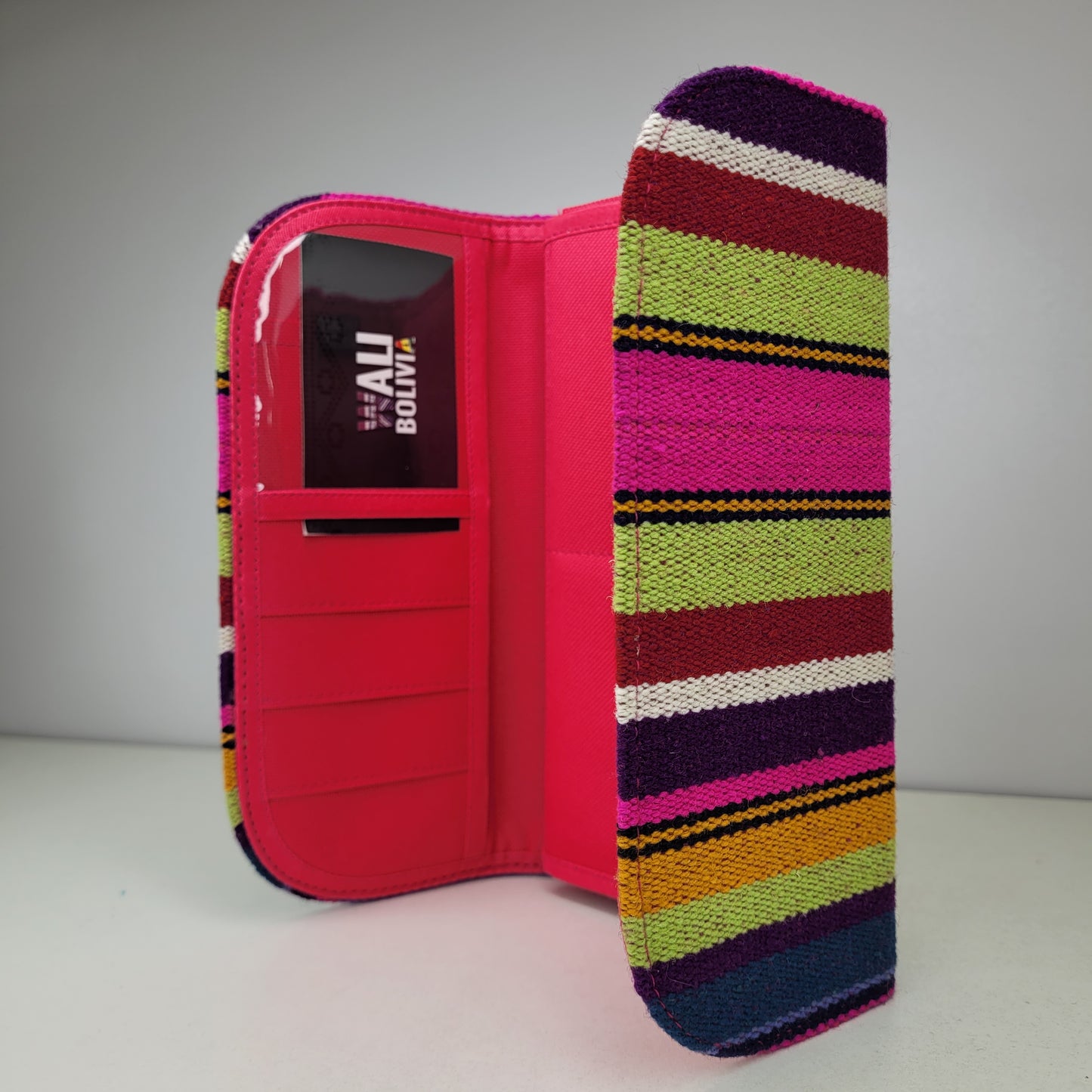 Billetera Porta Celular (Rosa)