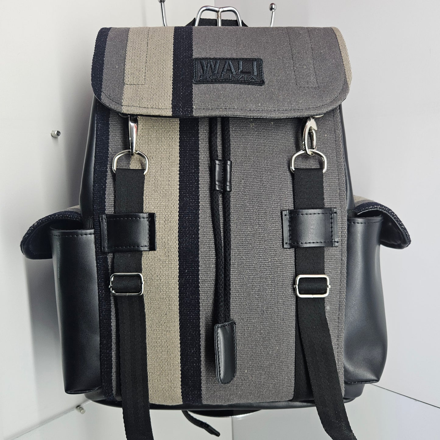 Mochila de cuero (plomo oscuro)