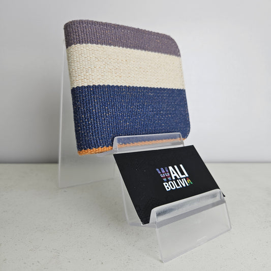 Billetera Azul Combinado(Varon Doble)