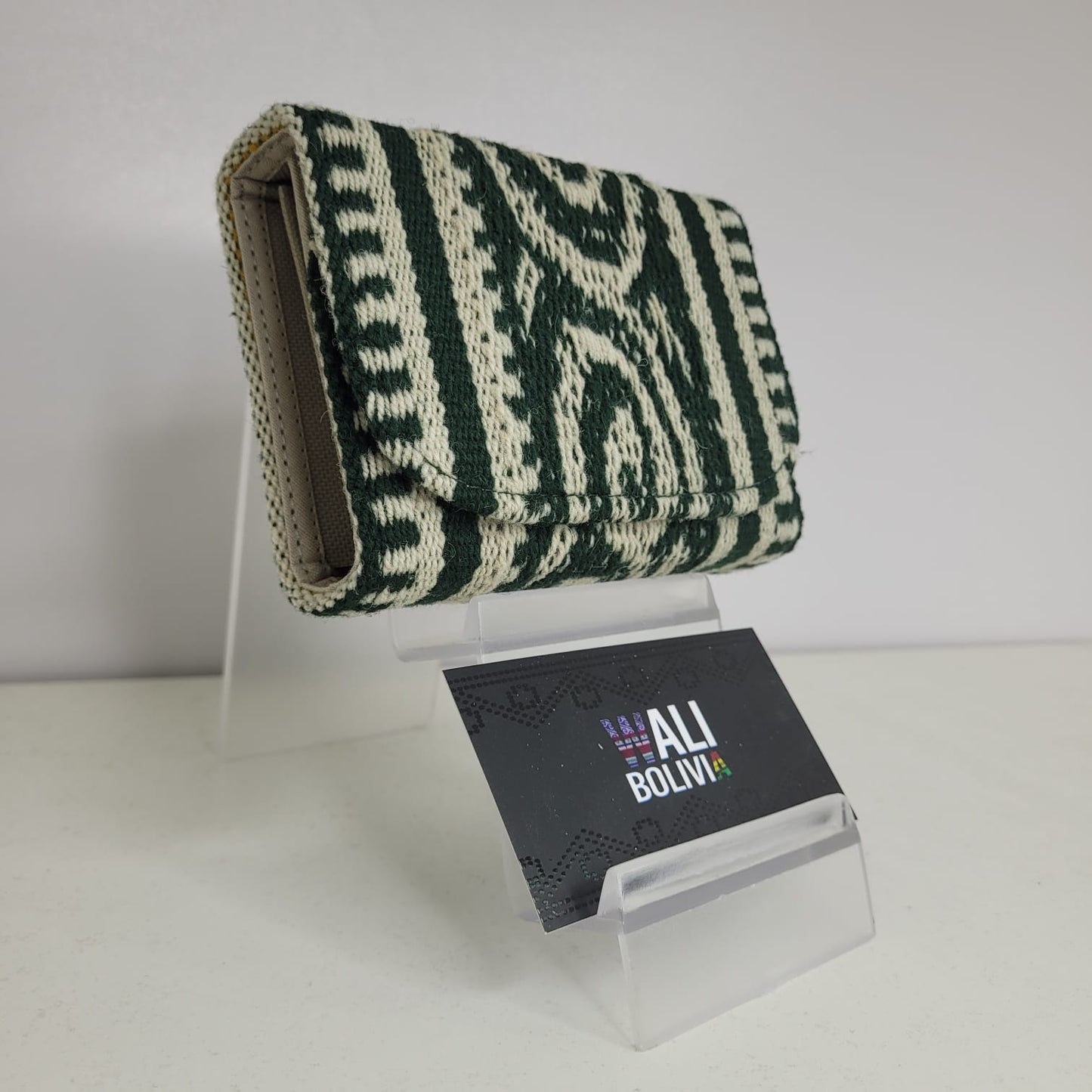 Billetera Mini (verde con diseño)