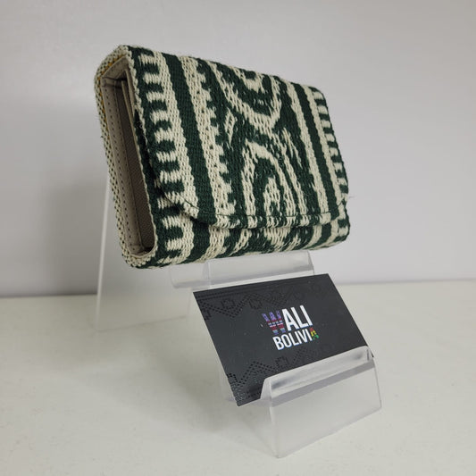 Billetera Mini (verde con diseño)