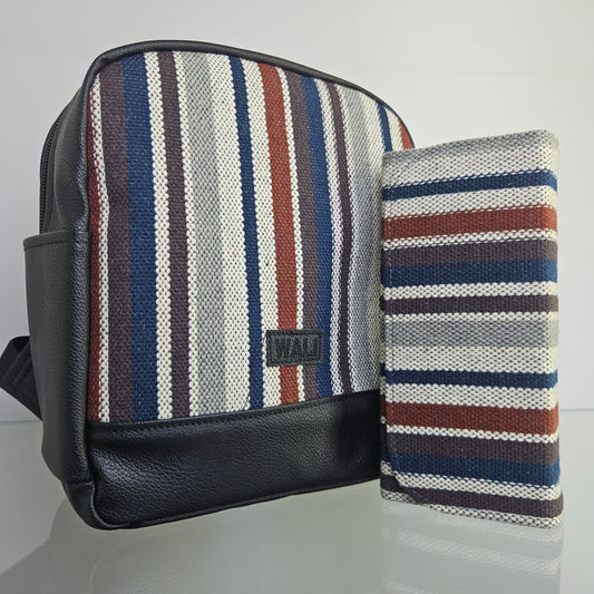 Combo Mochila Mini y billetera Portacelular (neutro)