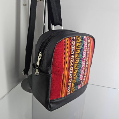 Mochila mini (rojo carmin)