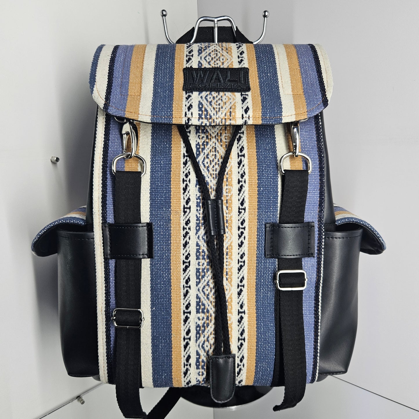 MOCHILA WALI CUERO _ Lavanda