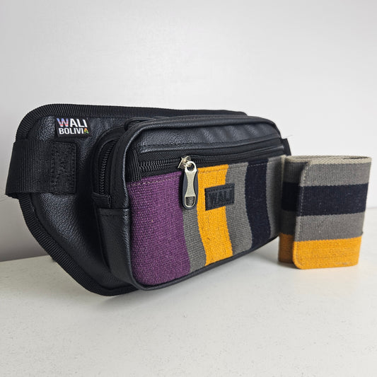 Combo riñonera y billetera triple (naliplo)