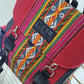 Combo rojo - mochila y billetera de aguayo