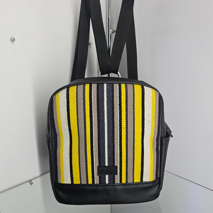 Mochila mini (tigre cuero negro)