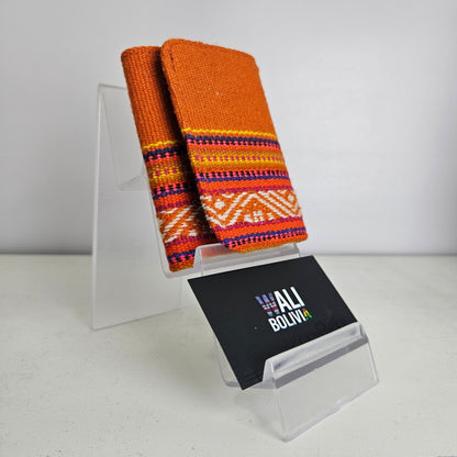 Billetera triple (naranjo)