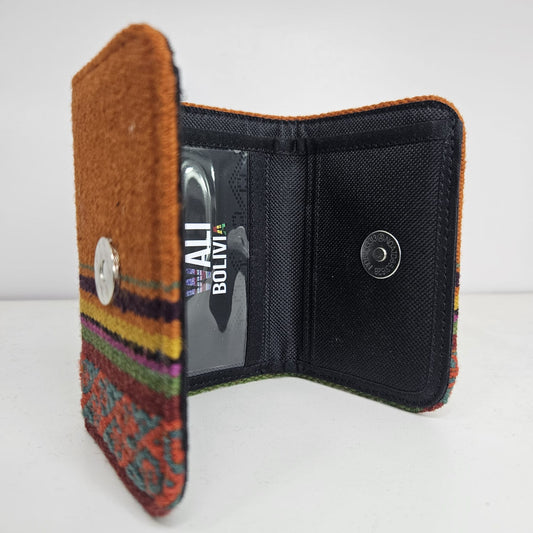 Billetera triple (naranja oscura)