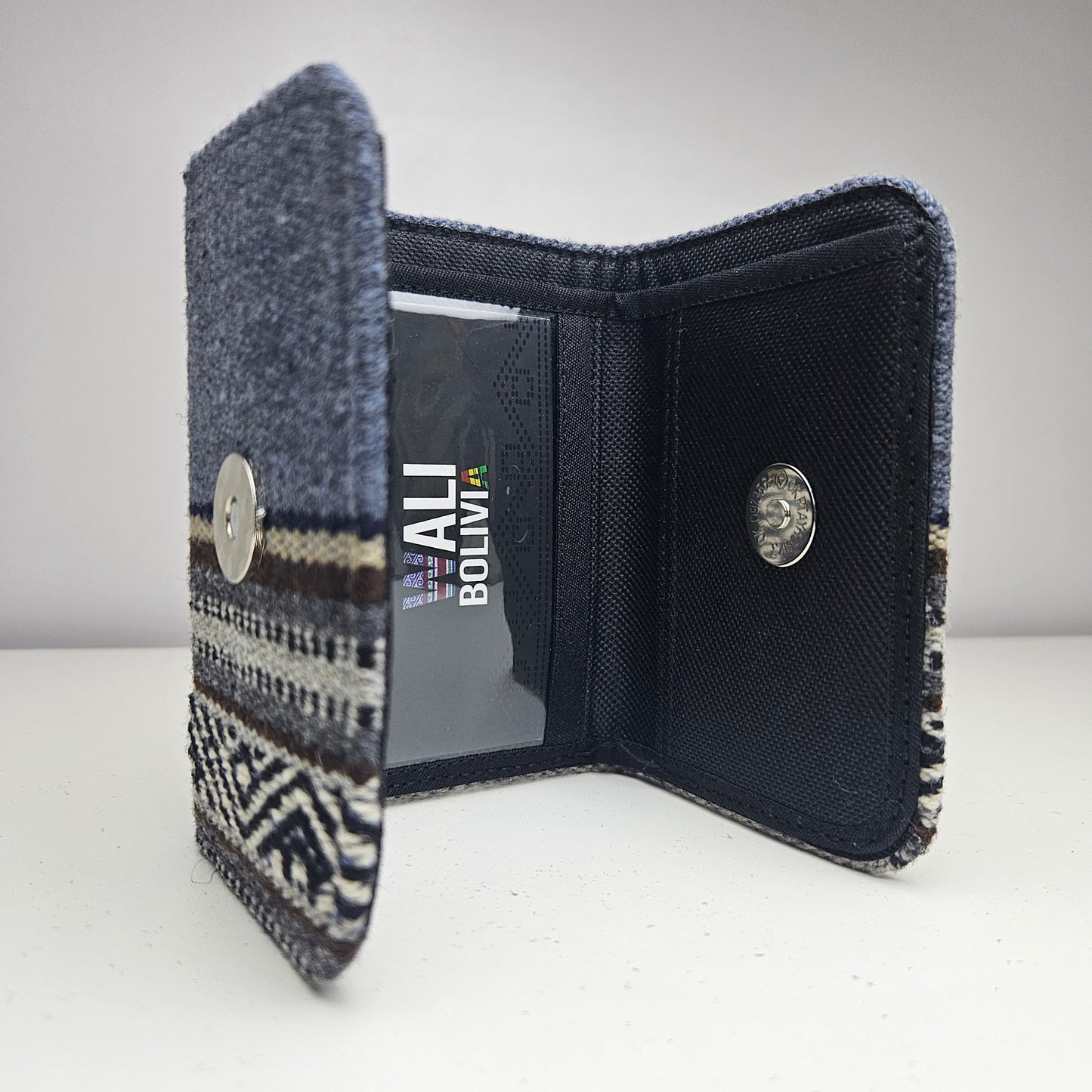 BILLETERA TRIPLE _ Azul denim